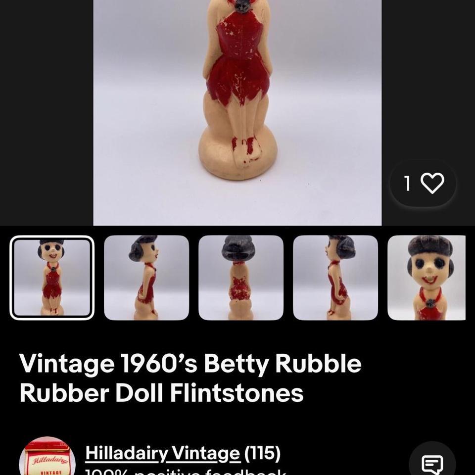 Vintage 1960s Flinstones Doll Valued 2