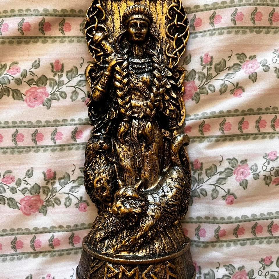 Statue Of Norse Goddess Freyja
