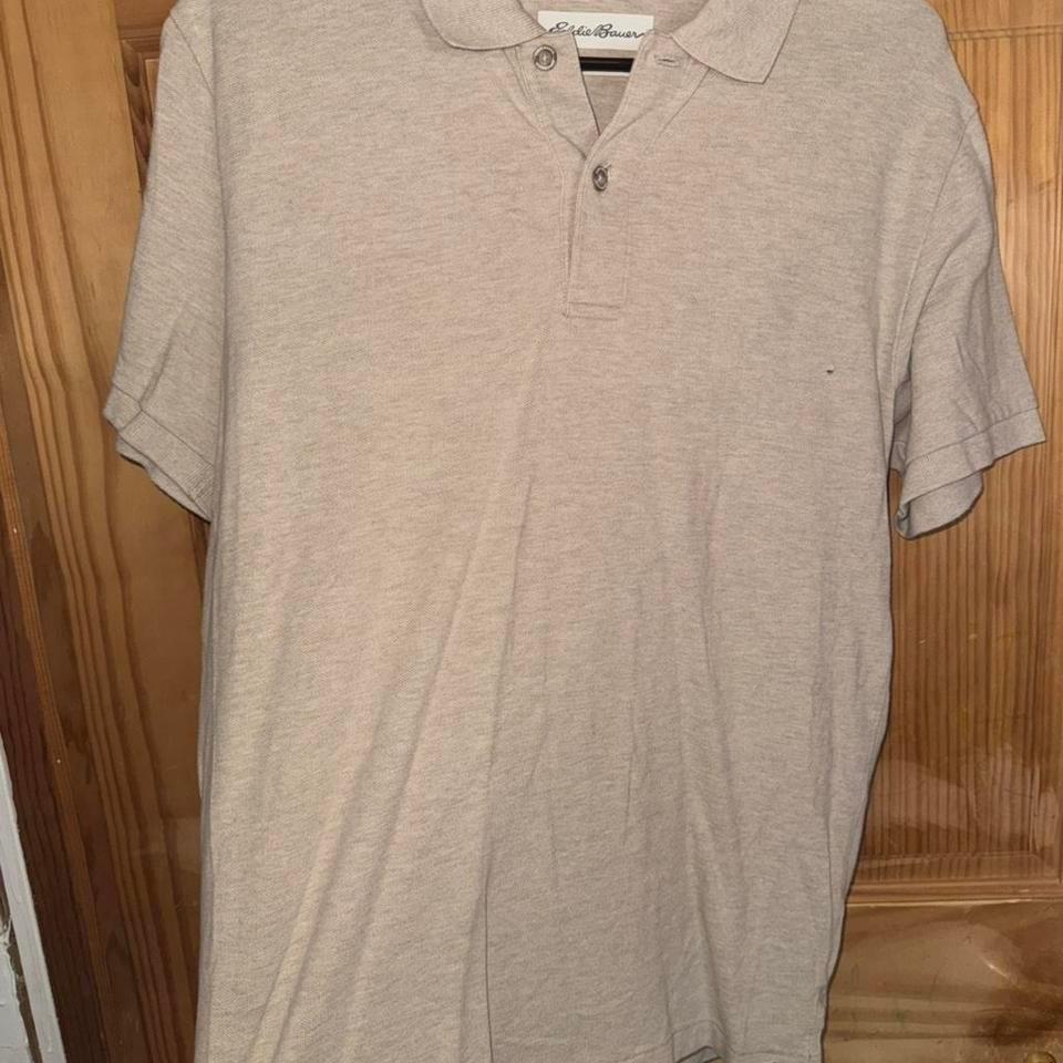 Eddie Bauer Tan Polo Shirt E69e