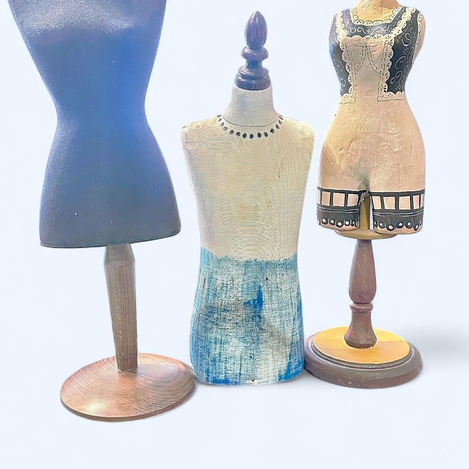 Set Of 3 Vintage Mannequins