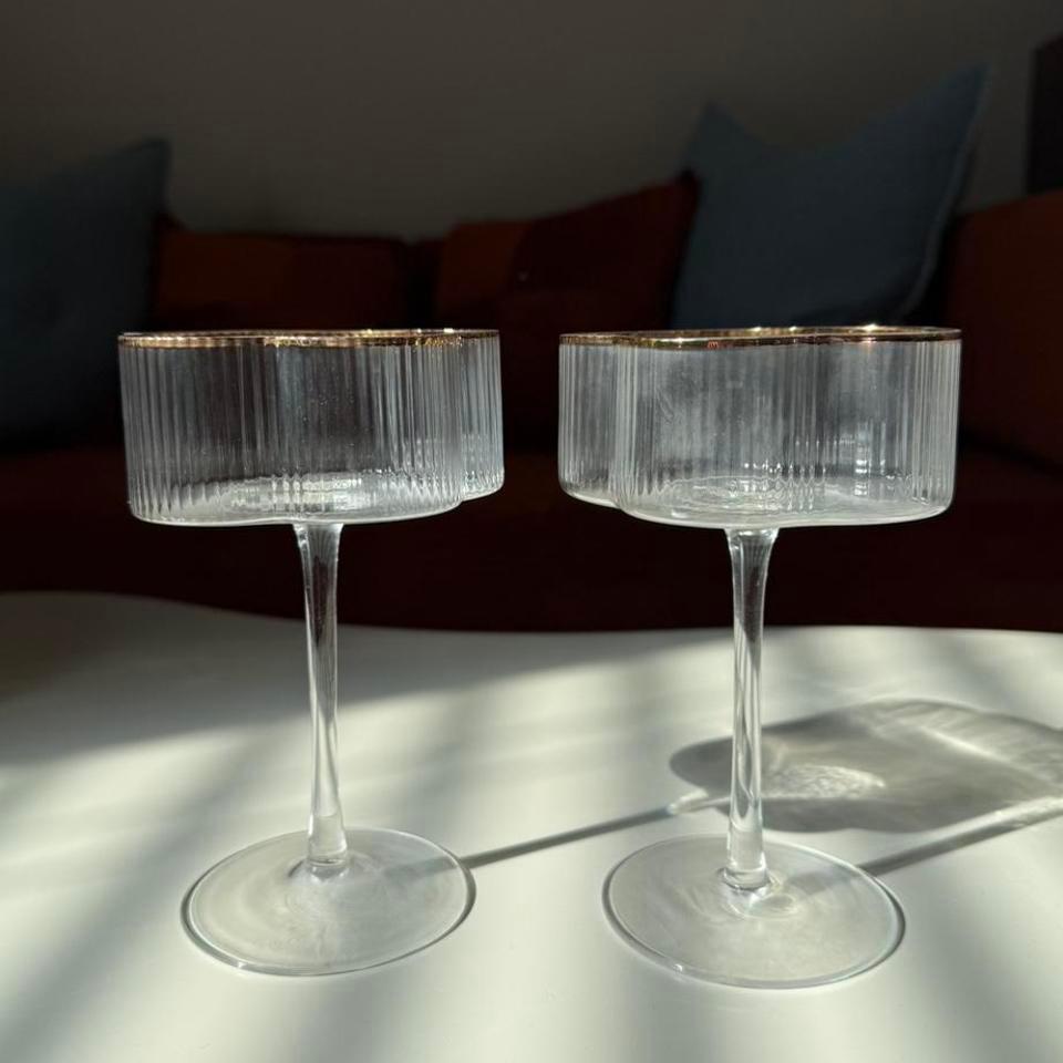 Vintage Coupe Glasses Set Of 2da3 8