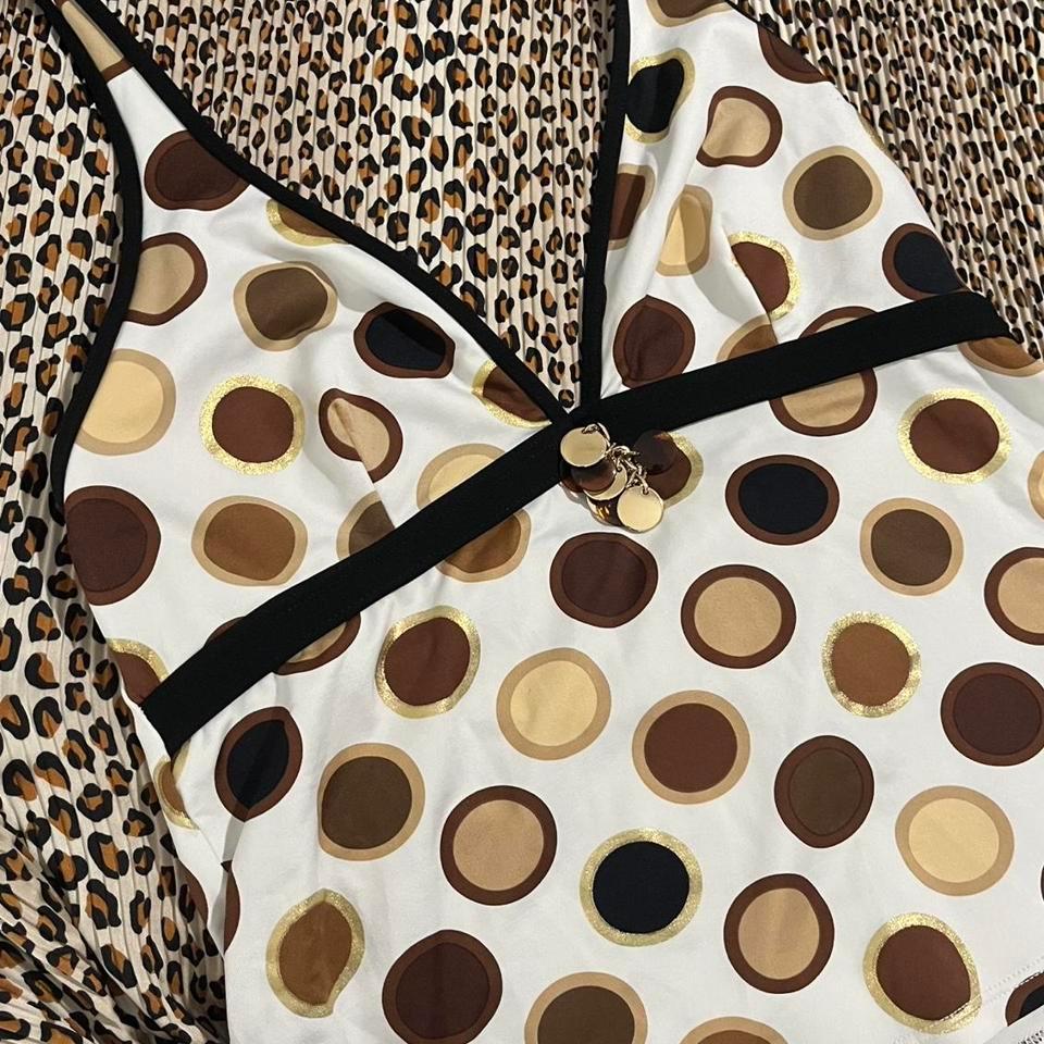 La Blanca Brown Polka Dot 2d5f