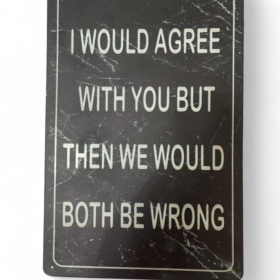 Metal Novelty Sign Add Some 25b9