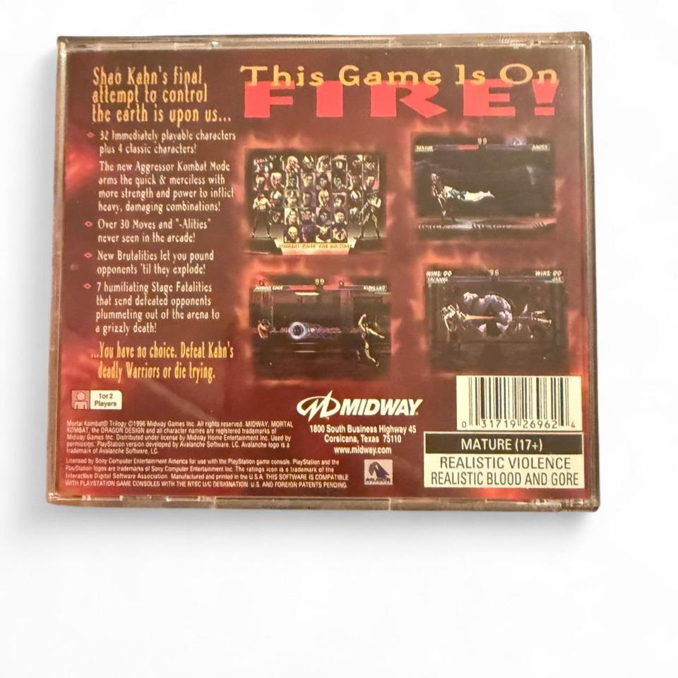 Mortal Kombat Trilogy Greatest Hits Ead3 5