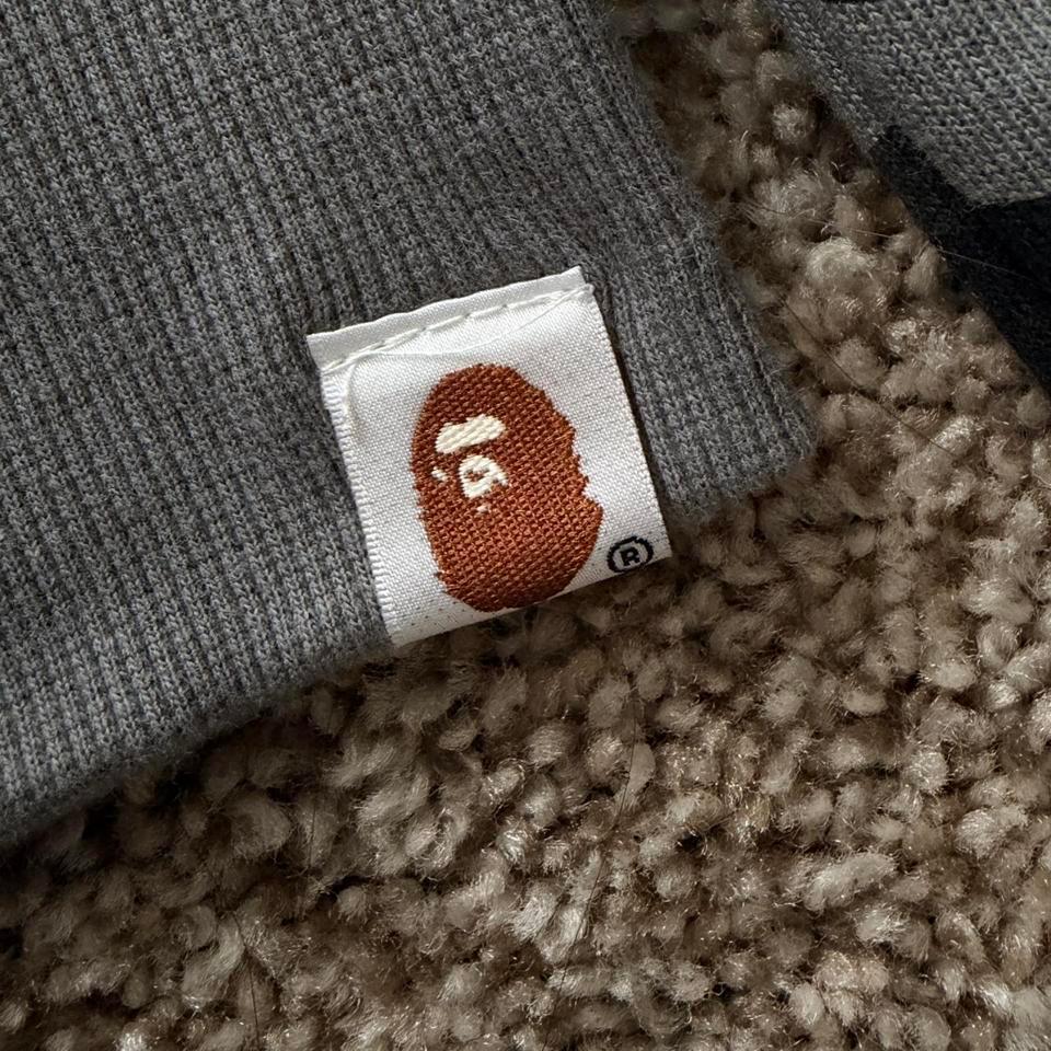 Grey Bape Camo Shark Zip 7106 5