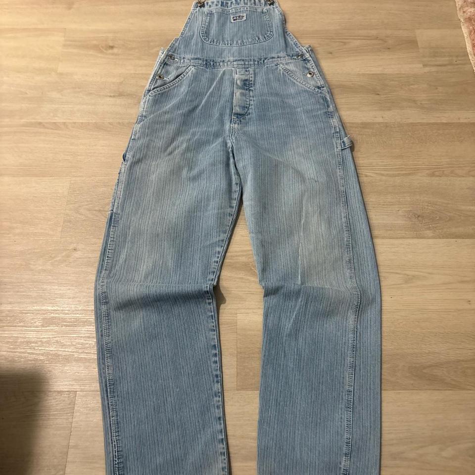 Vintage Denim Overalls Womens Large 6585