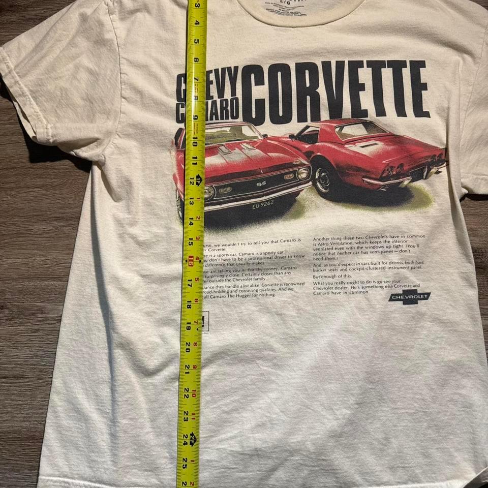 Cream Vintage Chevy Camaro Corvette 95b9 4