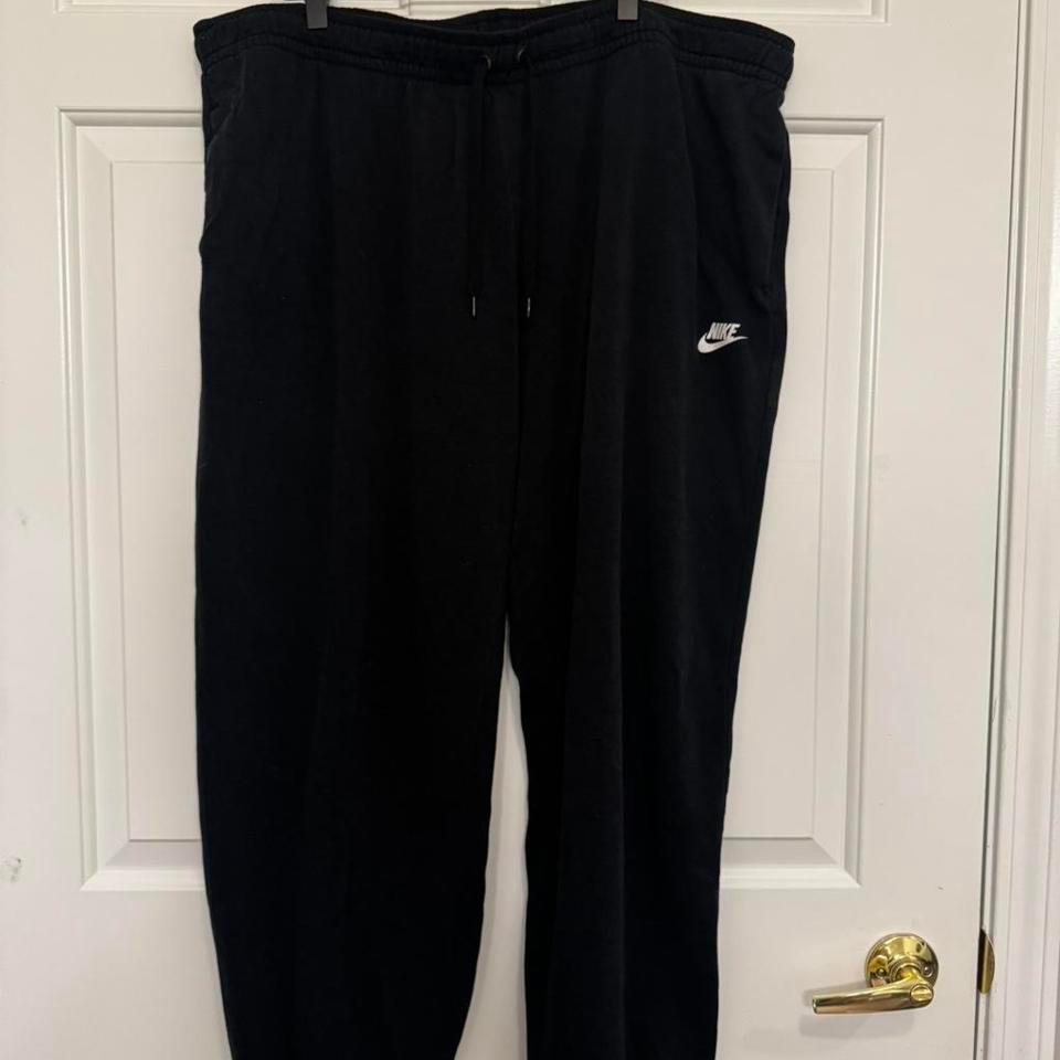 Nike Black Joggers With White 690c