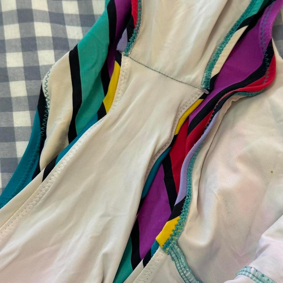 Red Carter Multi Coloured Striped One Piece 5