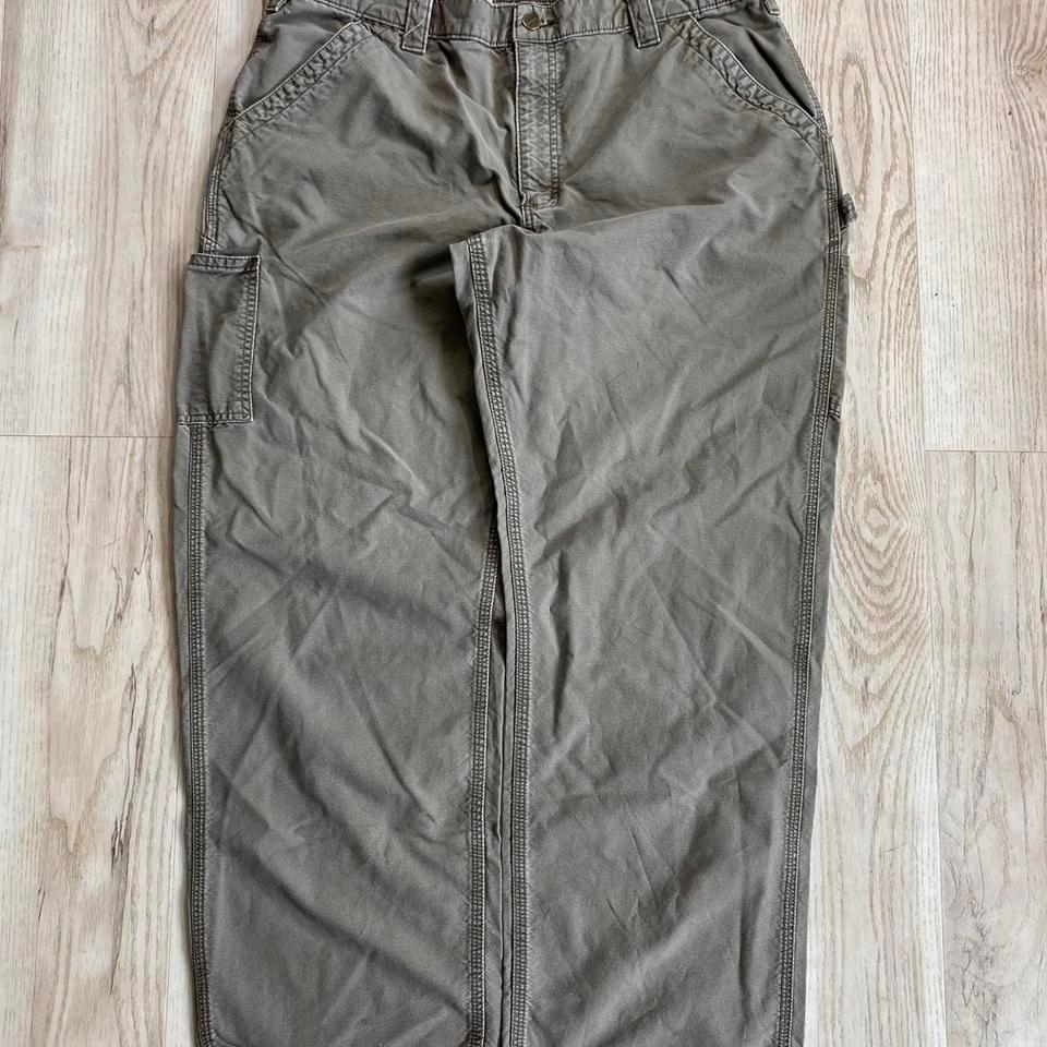 Vintage Baggy Carhartt Khaki Carpenter D78d 3