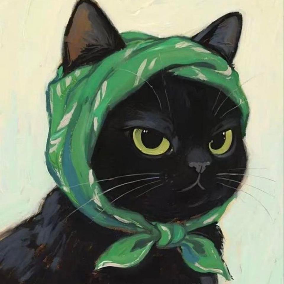 Vintage Style Oil Painting Print D32a