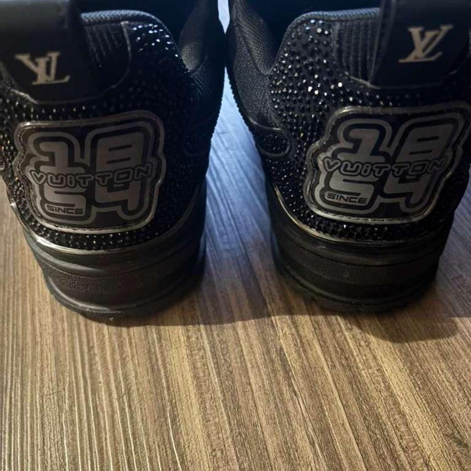 Black Lv Skates Rhinestone Size 9394 3