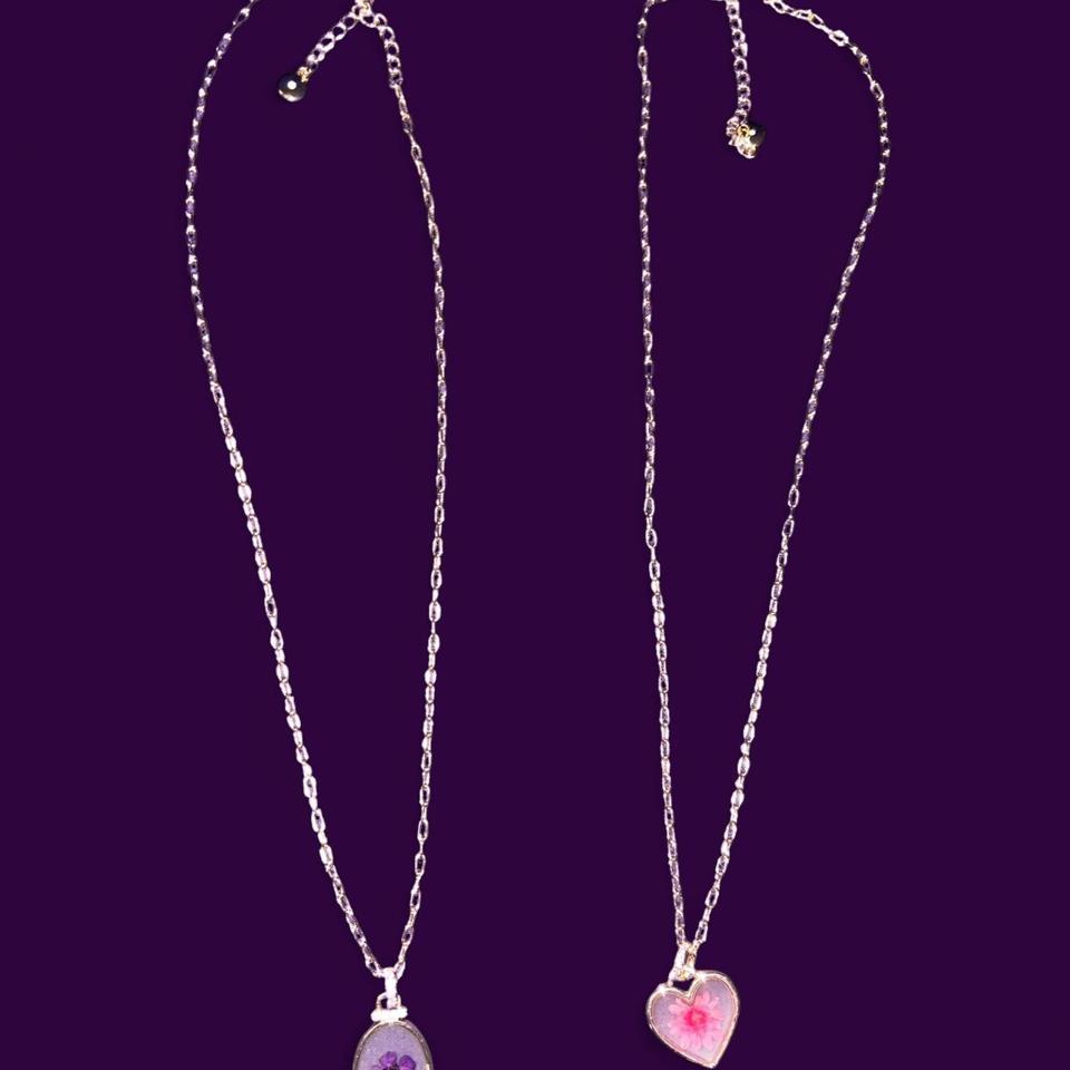 Charm Necklaces With Pink And F8bb