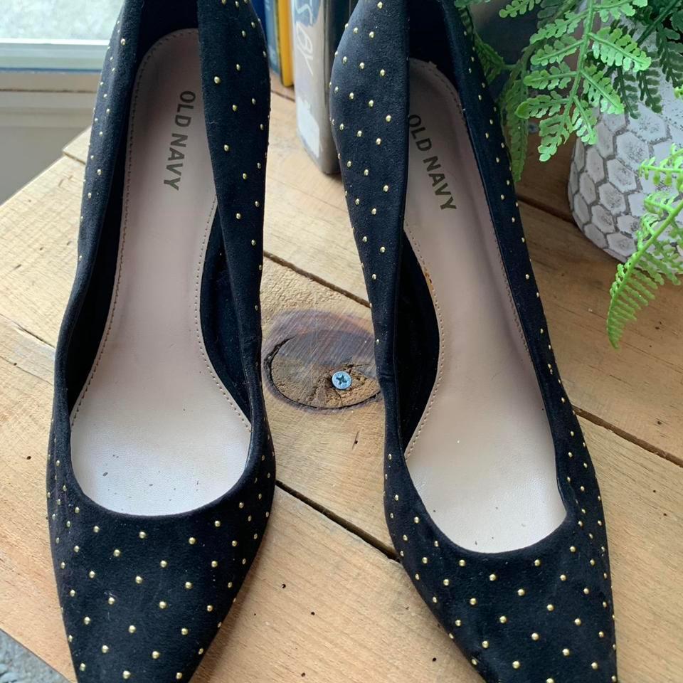 Old Navy Black Suede Gold 2fde 4