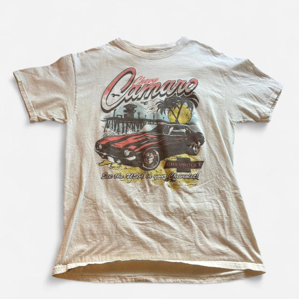 Vintage Cream Camaro Graphic Tee Ad7a