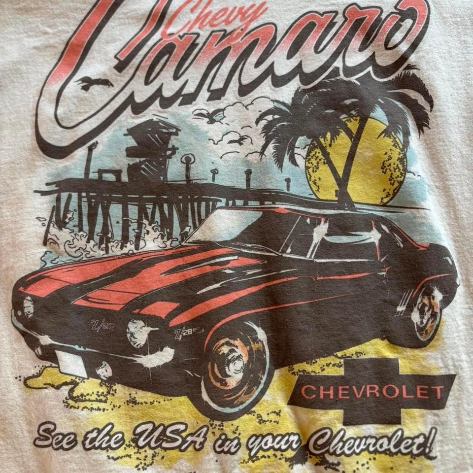 Vintage Cream Camaro Graphic Tee Ad7a 3