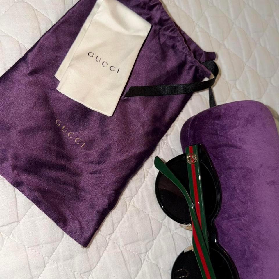 Gucci Black And Green Sunglasses 7049 5