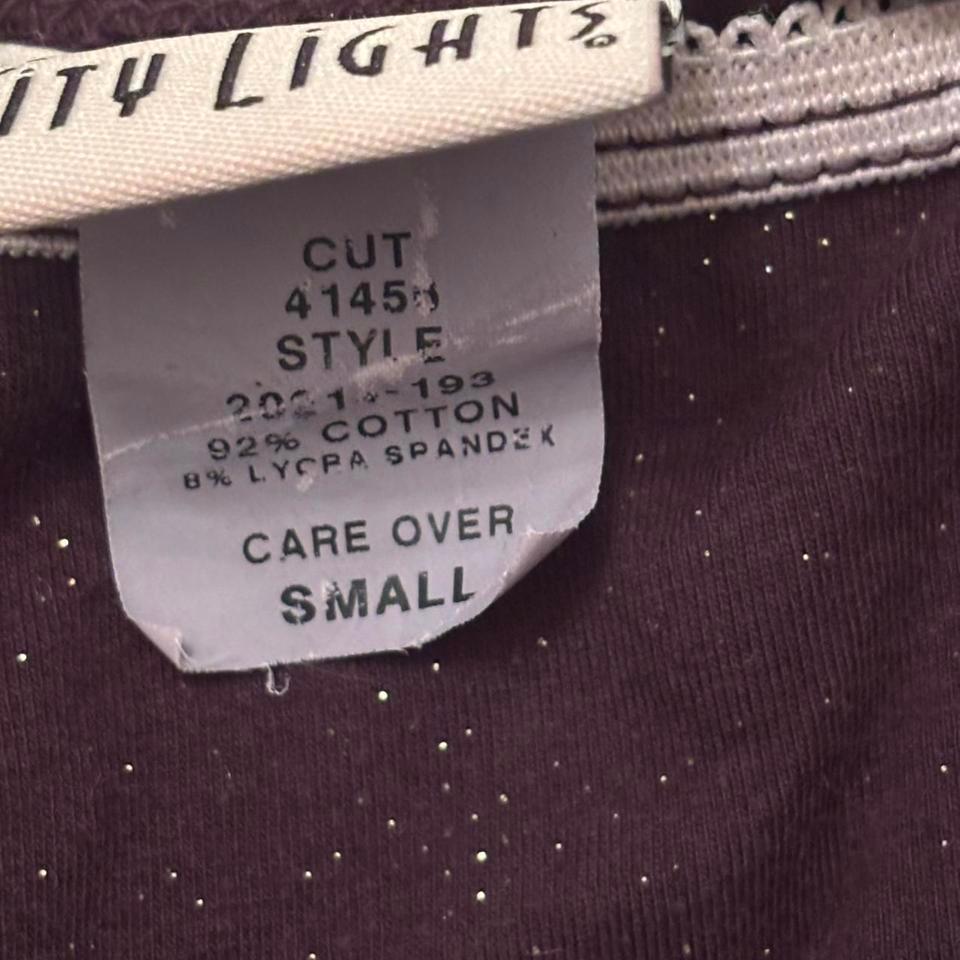 Eggplant Colored Tank Top With 6bd4 6