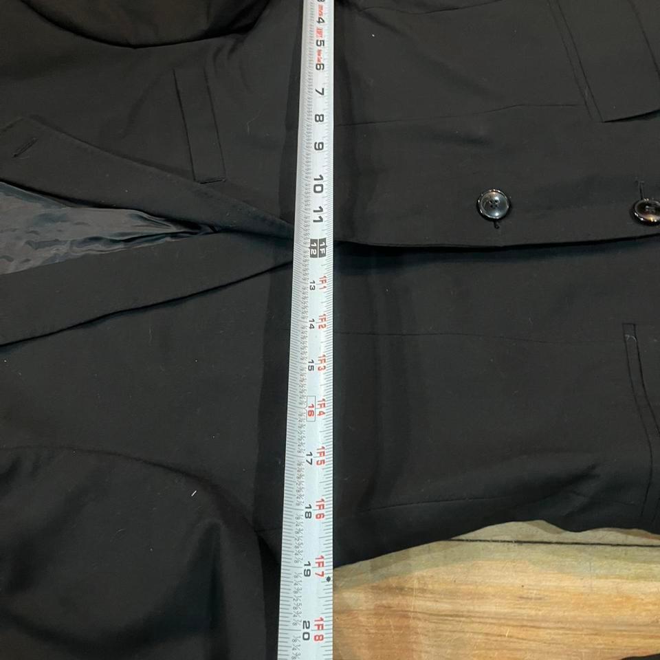 Mens 34 Black Zara Blazer 154c 6