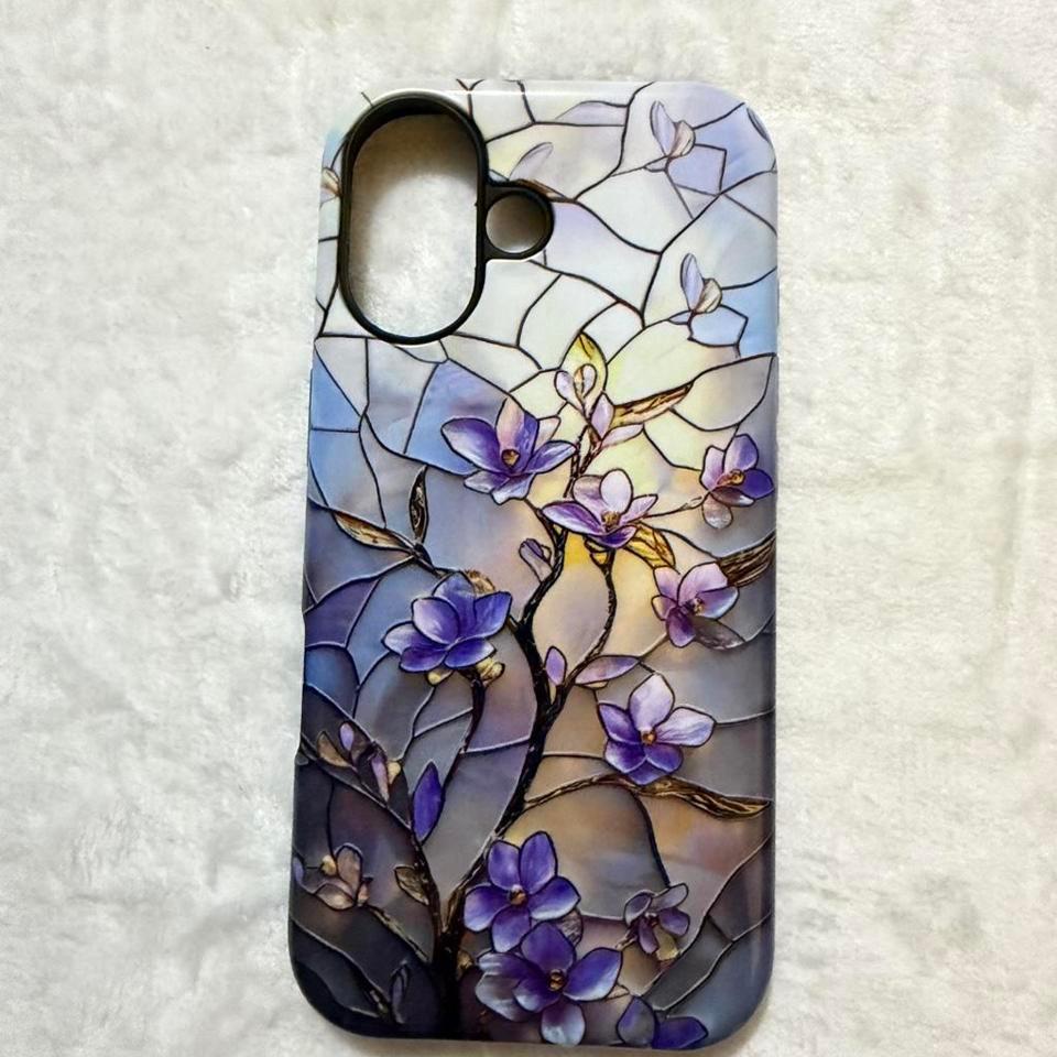 Iphone 17 Floral Stained Glass F389