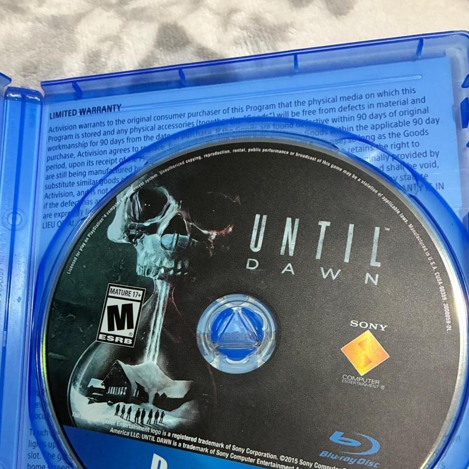 Until Dawn Ps4 Game Does