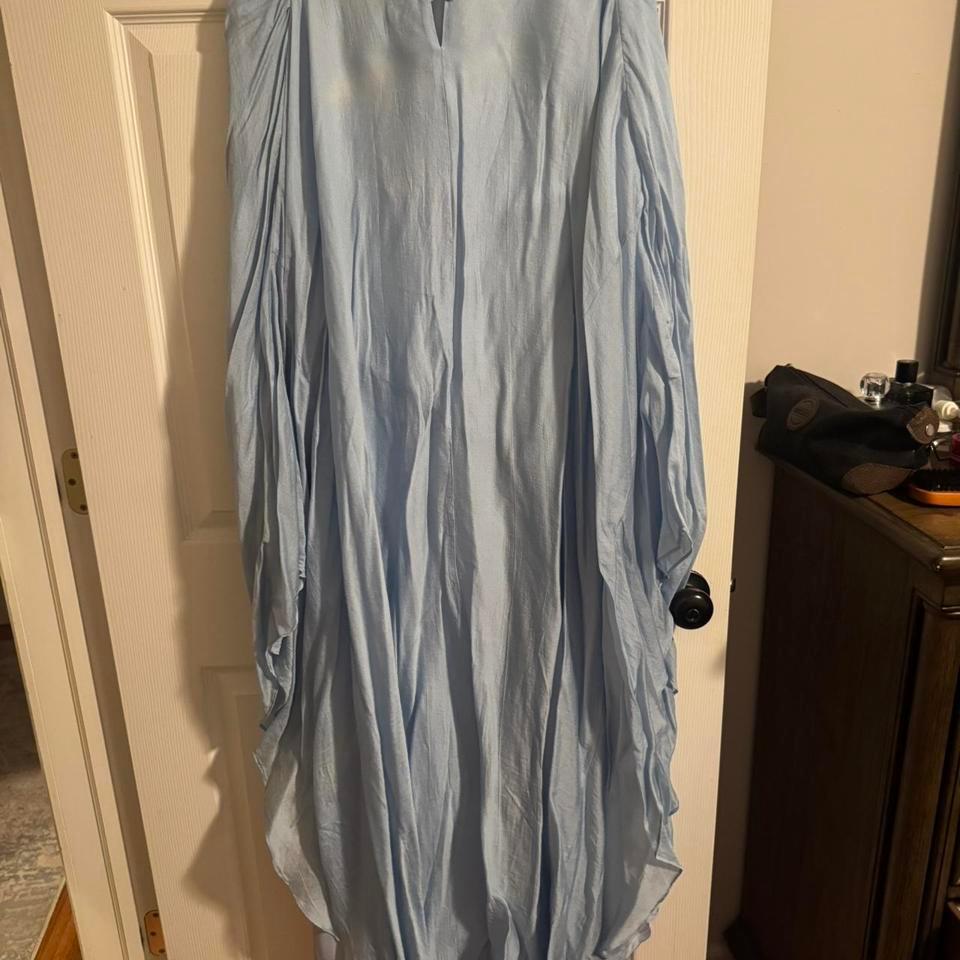 Veiled Aura Pleated Maxi Dress Dbcb 3