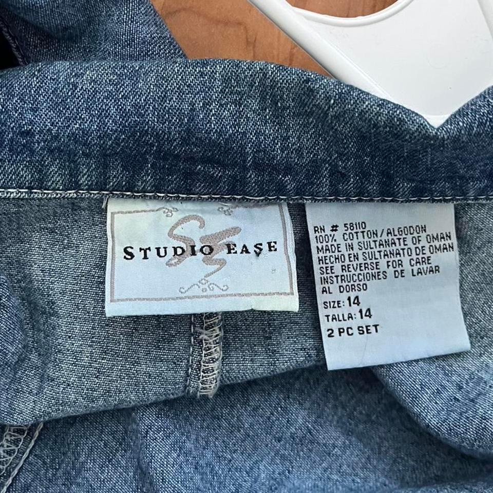 Blue Denim Button Up Shirt C6dc 5
