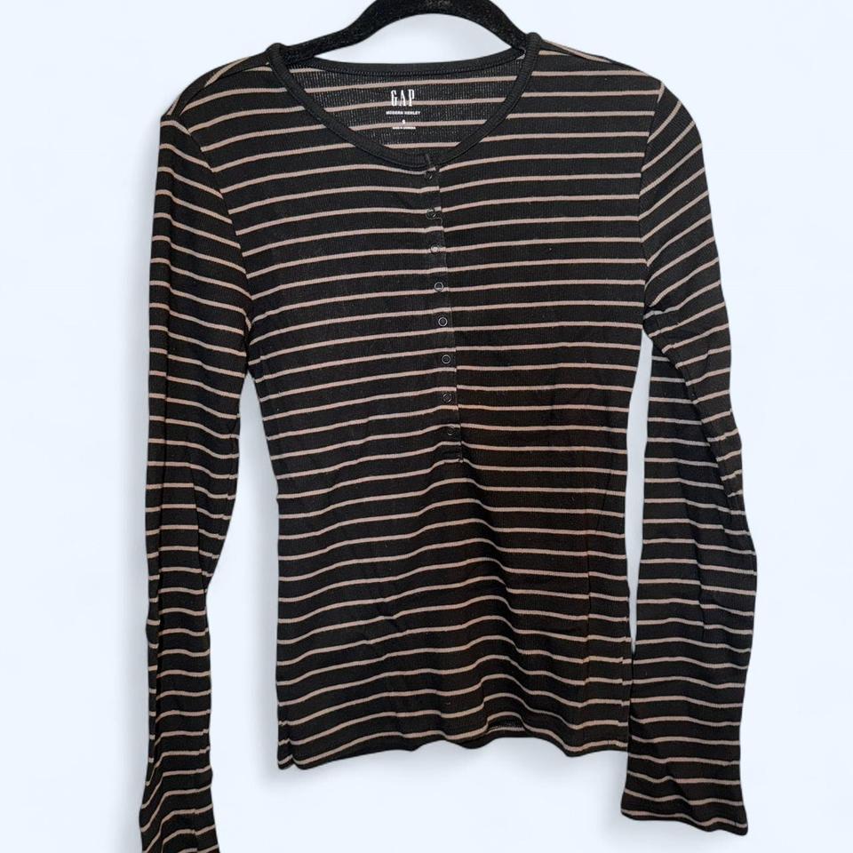 Black Brown Striped Long 7d04