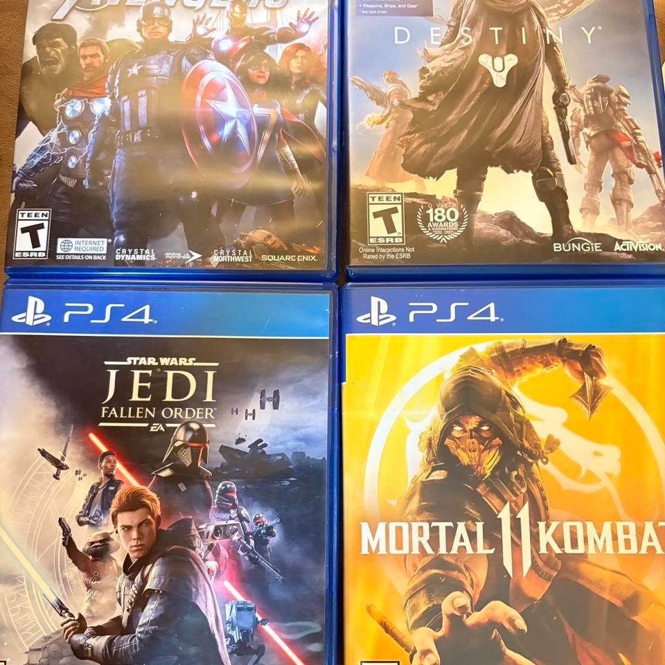 Used Ps4 Games Bundle Marvels 367c