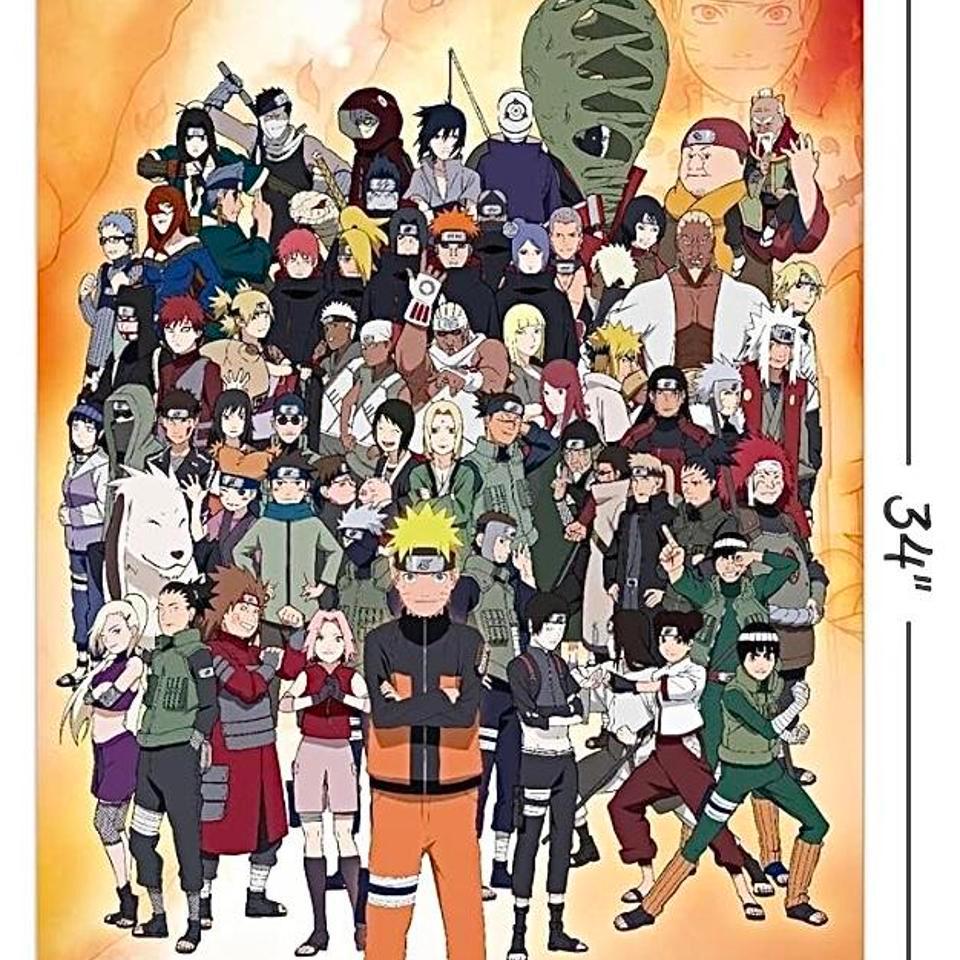 Naruto Shippuden Group Poster Naruto