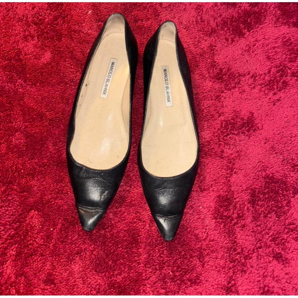 Manolo Blanik Kitten Toed Flats 56e5 2
