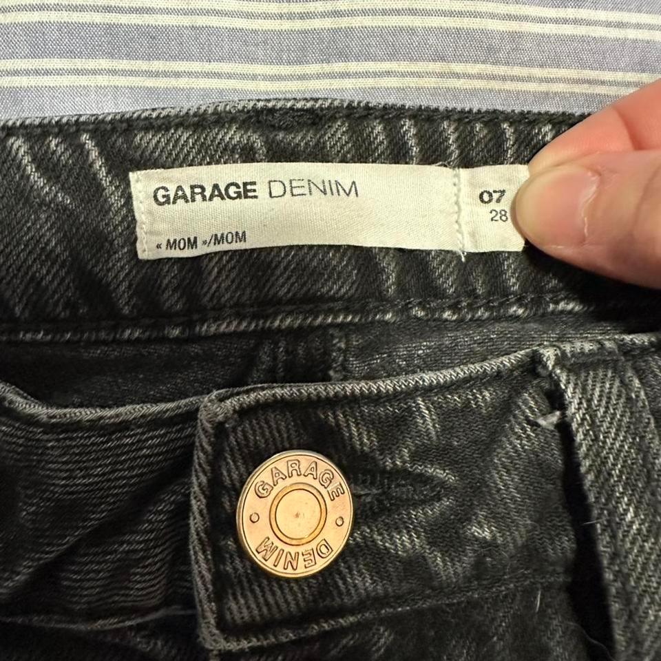 Garage Black Mom Jeans High 9101 2