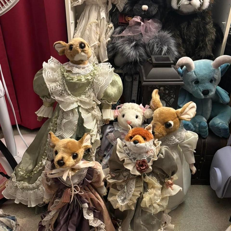 Handmade Faux Taxidermy Animal Dolls A0cd 4