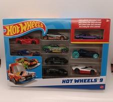 Hot Wheels 9 Car Gift Pack Honda McLaren Chevy Camaro Porsche