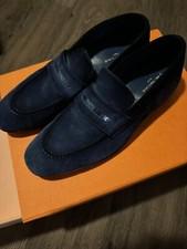 Louis Vuitton blue loafers LV size 10