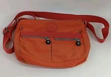 Kipling Angie Orange Crossbody Bag Purse Adjustable Strap Pre Owned READ