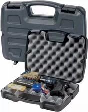 Pistol Handgun Gun Revolver Hard Case Bag Box Storage Lockable Foam Carry Small
