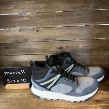 Mens Merrell Wildwood Mid Gray Leather Waterproof Hiking Boots Pick Size NWT