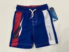 BIG Boy's Toddler Nautica Performance 50+ UPF UV Protection Swimsuit Swim Trunk
