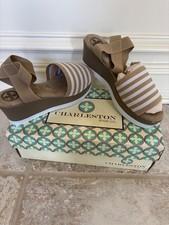 Charleston Shoe Co. Brand New Palm Strap Sandal Wedge