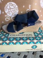 BNIB Charleston Shoe Co. Highlands Espadrille Wedge Sandals