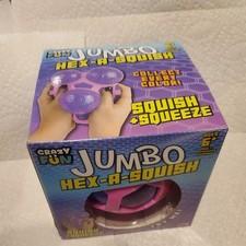 VIRAL Pink Squishy JUMBO Hex-A-Squish SQUISHY Ball 5” Squeezy Crazy Fun TikTok