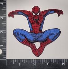 Spiderman Patch Spring Jump High-Quality Iron On / Sew Embroid. Fast Shipping