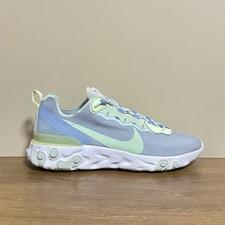 Nike React Element 55 Womens 11.5 Shoes Sneakers Frosted Spruce Trainers Running