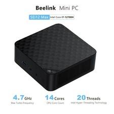 Beelink Mini PC Game SEi12 MAX Intel Core i7-12700H 14C/20T DDR5 32G+500G 4.7GHz