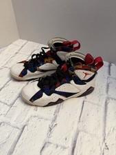 Air Jordan 7 Retro Shoes Sneaker Youth Size 5.5Y Nothing But Net 304774-142