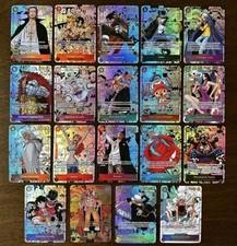 One Piece tcg Card Game 100 Cards Collection Mixed Lot w/ 10 FOILS Included