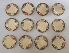 VINTAGE FRANCISCAN DESERT ROSE BREAD PLATES SET OF 12