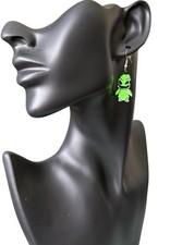 Oogie Boogie Green Dangle Earrings - “The Nightmare Before Christmas”