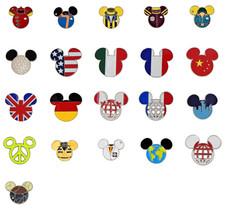 Mickey Head Shape Theme Individual Pin Disney World Park Trading Pins Brand New